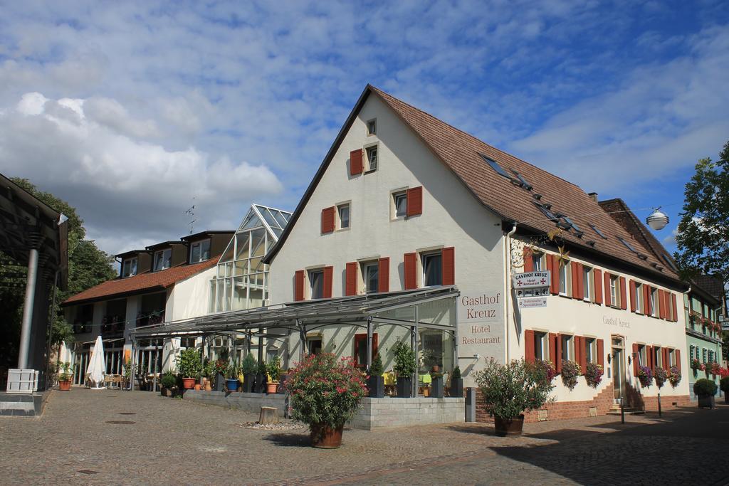 Отель Gasthof Kreuz Хайтерсхайм Экстерьер фото